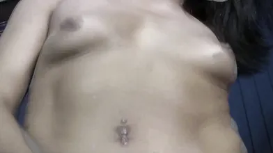 Shemale hottie feeds me her spunk