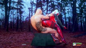 HUGE TITS SUCCUBUS GETS FUCKED IN THE WOODS