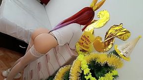 Happy New Year: Virgin Stepdaughter's Unstoppable Thirst for Cock&#x1F32D;