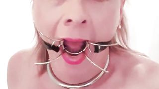 Chrisissy mouth wide open looking for cocks to suck!