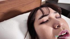 Chubby Japanese Mika Arimura sucks cock before wild sex.