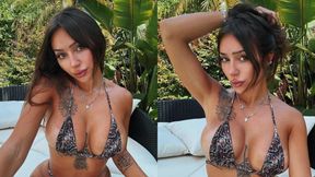 Watch Sisi Rose's big tits bounce while she gets her feet drilled by a BBC