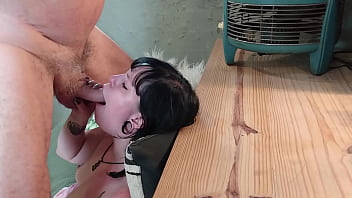 FWK) Spinner Karlee Paige Gets Face Fucked by Old Man Then Cunt and Ass Fucked plus ATM with Creampie