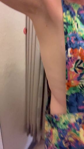 Stark Bollock Naked in Public Whilst Trying on New Clothes. Part 2 of 2.