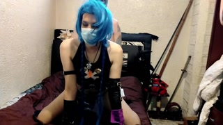 Jinx being fucked by weird pup girl