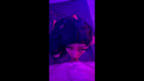 Latina CD's Phat Ass Gets Pounded by Fan Sloppy Blowjob to Hard Backshots