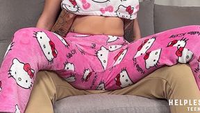 Daddy’s Naughty Stepdaughter Gets Her Tight Teen Pussy Fingered Raw in Forbidden Taboo Fun
