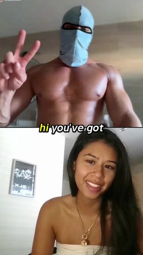 Karate instructor and student