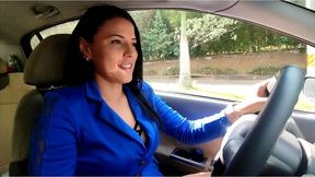 Yury Elegant and Sexy Puts Her Chery A1 to the Test