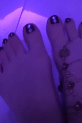 Mesmerizing foot worship