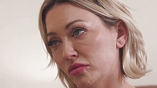 Lesbian lets neighbor fuck her wifes ass