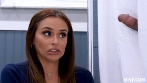 Brunette smut with outstanding Armani Black from Ask Your Mother