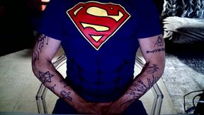 Superman Cock Tease