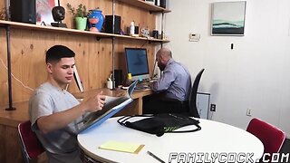 Stepson sucks stud off before taking rough and naked drilling