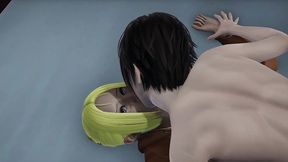 shingeki no kyojin lesbian futa sex