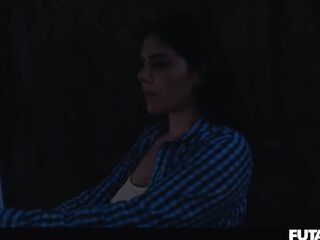 Lost in the Woods - Veronica Leal grows Futanari Dick From Native Tgirl Ghost and Facefucks Vale Nappi