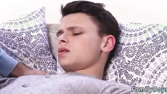 Twink Gets His Big Cock Sucked by Daddy First Time