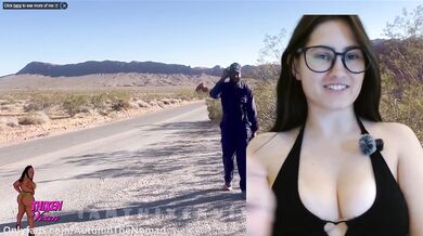 BBW Mechanic Deepthroats In Car Outside Live Reaction