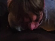 Femboy BBC deepthroat training