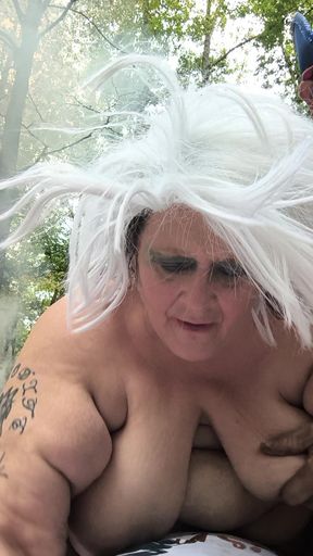 Granny&#039;s Younger Man Woods Sneaky Fucking From Behind Like No on One Else Can Especially Small Dick Grandpee