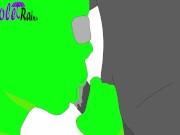Among us Hentai Sucking a Black dick Loop