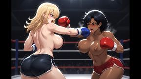 Female Boxing Confessions #19: My Topless Tangle with the Ebony Enchantress
