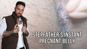 Stepfather’s instant pregnant belly - Lalo Cortez
