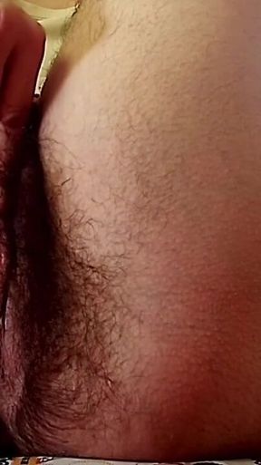 Hairy Legs, Ass Hole and Pussy Spread