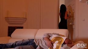 sienna day & inna innaki receive his dick up their tight asses and pussies