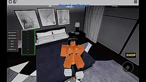 Roblox Vixen Embraces Her Wild Side as Cum-Drenched Slut