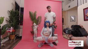 bts - jewelz blu shows off curves in a sensual backstage tease!