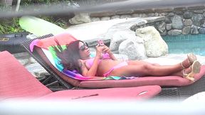 stacy jay swallows after pov handjob facial outdoors
