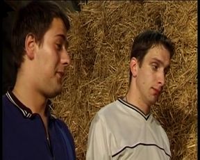 Blonde German Babe Gets Shared in Vintage FFM Threesome Age Gap