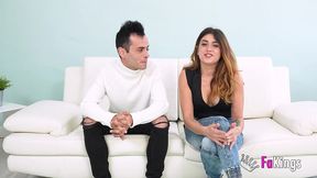 anal couple! valentina lapiedra and her boyfriend make their porn debut. a lovely scene!