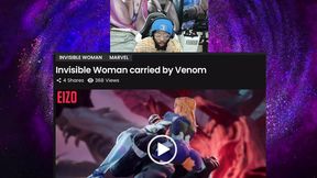 Invisible Woman Fucked By Venom &mdash;  Lady D Riding &mdash;  Tina's Breastjob &mdash;  DVA Creampie