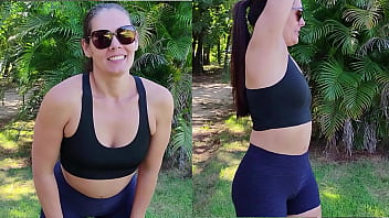 Sexo oral em p&uacute_blico ao ar livre - Fui praticar atividades f&iacute_sicas no parque e acabei pagando boquete para um desconhecido e quase fomos pegos pela pol&iacute_cia