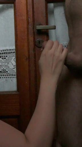 Croissant with Ham, Cheese and Cum!