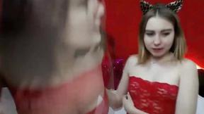 ”Two Lustful Teen Playing There Twat”