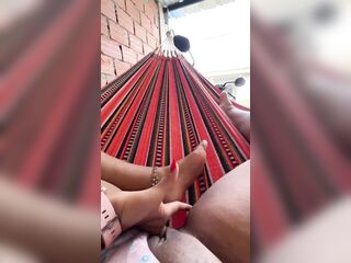 masturbating on the platform in front of the workers