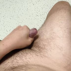 Massive cum load on work