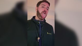 Your POINT OF VIEW when your coach has a large slobbery tongue and wants to coach you one-on-one.