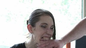 Hannah Savages Him With Her Teeth