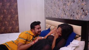 The elder step brother fucked his younger step brother's wife hard. licking, sucking,fucking