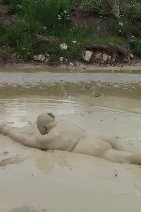 Me Playing in Deep Light Mud
