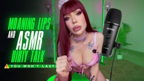Moaning Lips & Dirty Talk ASMR – You Won’t Last
