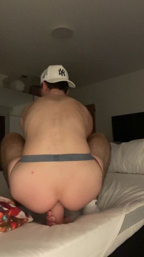 Slut Plays with a Fat Dildo