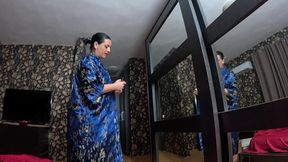 slutty geisha fantasy – deep throat, satin tease and cum play