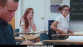 Justin Hunt And Izzy Bell In Naughty Teen 18+ Fucked During School Detention