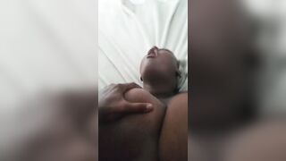 Black gigantic tities with face cum