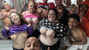 Foxy Kitty, Lola, Misty, Daisy, Marvellee, Kim, Saucy in hot doggystyle scenes